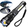 99000lm White Laser LED Flashlight 30W Tactical Torch Rechargeable Camping Work