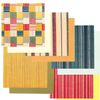Aizu Cotton Pattern Origami Set, 3 Types, 20 Sheets x 3 Pairs, Japanese Pattern, Origami
