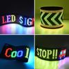 USB Dynamic Colorful Eye Lamp Soft Screen Led Eye for Car Window Car LED Display