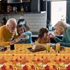 2 Pack Thanksgiving Tablecloth Vintage Fall Pumpkin Table Cloth for Home Kitchen
