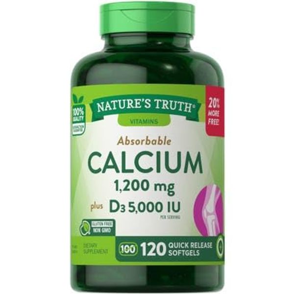 Calcium 1200 mg with Vitamin D3 5000 IU