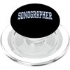 Sonographer Technologist RDMS Tech Blue Toile Floral PopSockets PopGrip for MagSafe