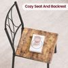 3-Piece Dining Table Set Chairs Home Kitchen Breakfast Wood Top Dinette Table