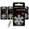 Power One EVOLUTION Size 312 Hearing Aid Batteries (60 Pack) + Battery Holder