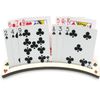 2 x Wooden Playing Card Holders 24cm