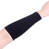 1 PCS Full Forearm Tattoo Cover Up Band Compression Sleeves Men Women (L, Black)