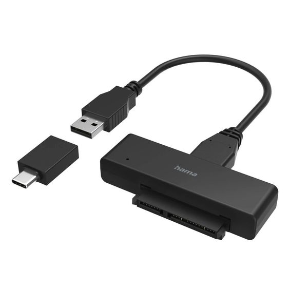 USB-Festplattenadapter für 2,5 und 3,5 SSD- und HDD-Festplatten