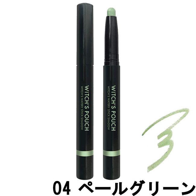 [Lavender when you buy 2 items] Witches Pouch Watery Stick Shadow 04 Pale Green<br> [WITCH`S POUCH Korean Cosmetics Eye Shadow Eye Shadow Stick Type Eye Make Moisture Cool Beauty Ingredients Hyaluronic Acid Moisturizing] [Non-standard size Free shipping]