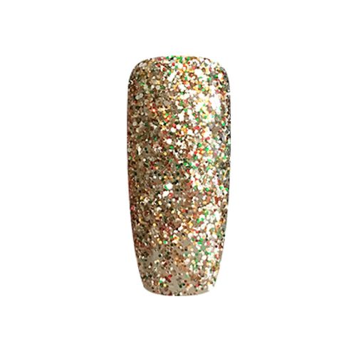 Bluesky Gel Nail Polish, Belle Of The Bauble, Gold Glitter, Long Lasting, Chip Resistant, 10 ml (Requires Drying Under UV LED Lamp)