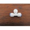 3 Pcs 1/4" Tee Fitting for Reverse Osmosis Water Purification System