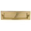 TSS Victorian Knocker Letter Plate 10x3 Brass