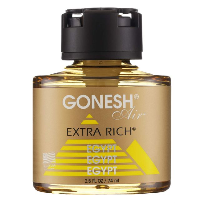 GONESH Air Freshener Liquid Air Freshener Egypt (Floral Herbal Scent) 2.5 fl oz (74 ml)