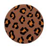 Animal Saddle Brown Cheetah Print Leopard Design PopSockets Swappable PopGrip
