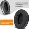 SOULWIT Mesh Fabric Replacement Earpads Cushions for HyperX Cloud 1/2/3/Pro/Core/Alpha/Alpha S/Alpha Pro/Flight/Flight S/Stinger/Stinger S, CloudX Stinger/Stinger Core/Flight Headset - Black