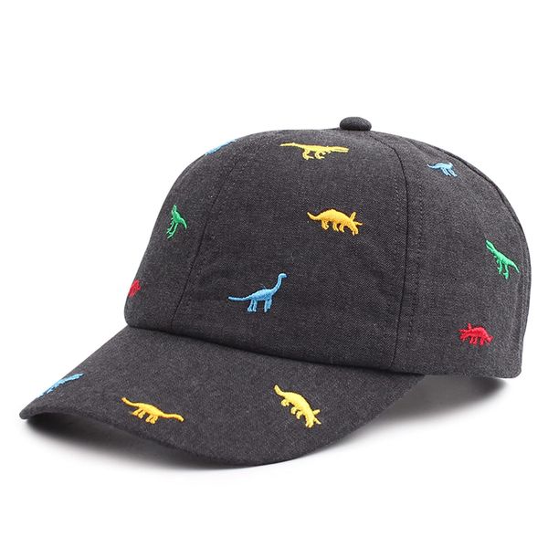 XIAOHAWANG Dinosaurier Cap Kinder Basecap 2-5Jahren Jungen Kappe UV Schutz Baseball Cap Sommer Schirmmütze (as3, age, 2_years, 5_years, Gris)