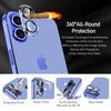 ivoler Camera Lens Protector for iPhone 16 / iPhone 16 Plus - 4 pack HD Clear Anti-Scratch Lens Tempered Glass