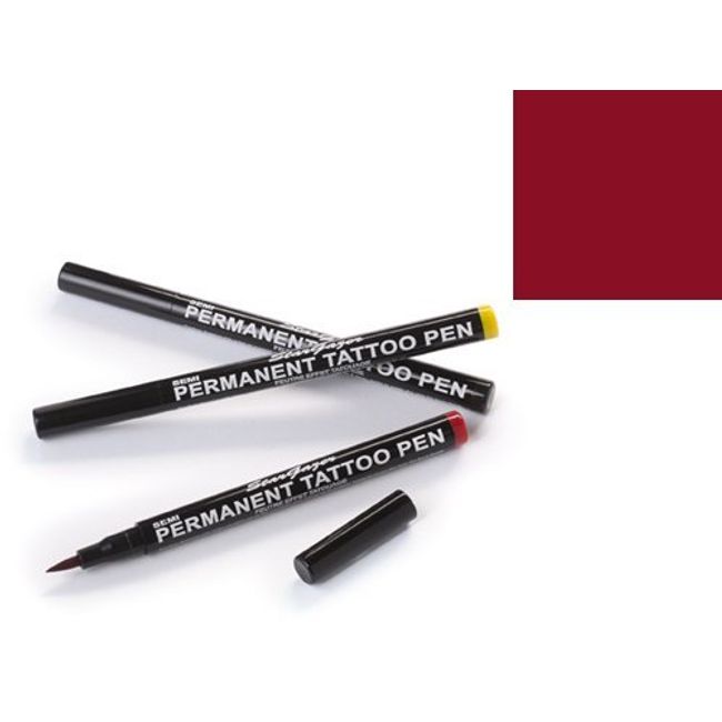 Stargazer Semi-Permanent Tattoo Pen #8 Red