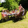 8 Ft Plastic Folding Table Lightweight Portable Table for Camping Picnic Party