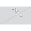 1 x Plano Medial Flap Hinge - 90 Degrees Opening Angle