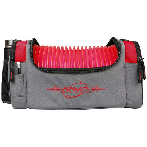 MVP Disc Sports Nucleus Tournament Disc Golf Bag (Red)