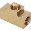 3/8 Inch-24 IFF Each Port, Plain Adapter Tee
