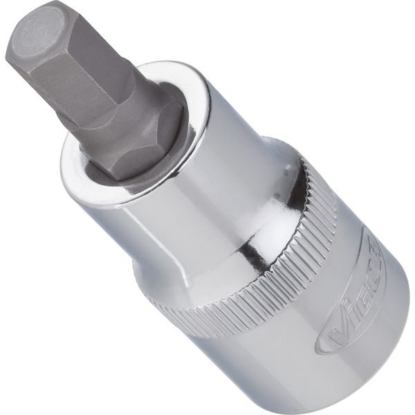 Vigor V2106 Hexagon Socket Screwdriver Bit, 12 mm, L 55 mm, 1/2"