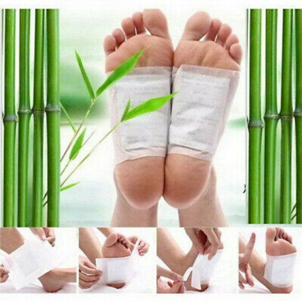 50PCS Detox Foot Pads Patch Detoxify Toxins Adhesive Keeping Fit Health Care US