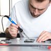 Soldering Iron Kit,60W Adjustable Temperature Welding Tool Solder Gun Wire Tips