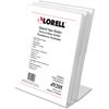 Lorell, LLR49208, L-Base Slanted Sign Holder Stand, 1 / Pack, Clear
