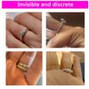 Invisible Ring Size Adjuster for Loose Rings – Ring Guard, Ring Sizer, 4 Sizes Fit Almost Any Ring. [12 Pack]