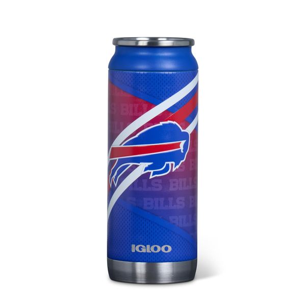 Igloo, 16 OZ Stainless Steel, Can, Buffalo Bills