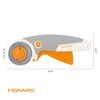 Fiskars® Easy Change Trigger Rotary Cutter (45 mm) White