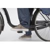 Quick Slip On Rain Guard Leg Covers (Printed Pattern) 1 Pair Set Navy Dots