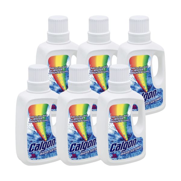 Calgon Liquid Water Softener, 32 Ounce (Pack of 6)