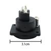Sarini 2pcs 3 Pin XLR Female Socket Chassis Panel Socket Connector For Au-Dio Scooter