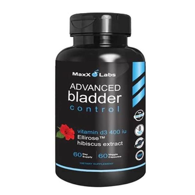 Advanced Bladder Control Pills for Women & Men - Helps Reduce Overactive Bladder & Leakage - Supports Urinary Tract (UTIs) - Potent Blend of Pumpkin Seed Extract, Cranberry, & Vitamin D3-60 ct