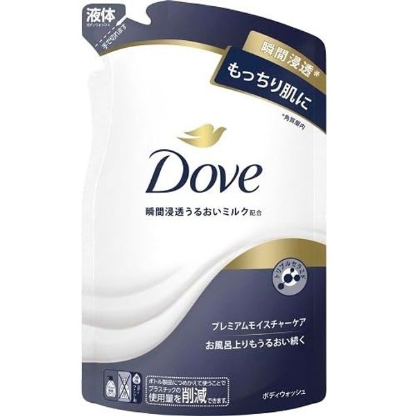 Unilever Dove Body Wash Premium Moisture Refill, 11.6 oz (330 g)