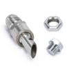 Silver E-VAC Scavenger Kit Catch Can includes T304 Vacuum SS E-VAC fitting USA