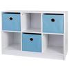 Durable Cube Storage Shelves Bookcase Storage Rack Organizer Home Office Decor 