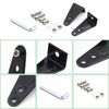 LED Work Light Bar Mounting Brackets, 2Pack Universal Adjustable Mounting Bracket Holders for LED Light Bars