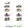 Allspace 5 Piece Wire Pantry or Closet Door Organizer - 240077E