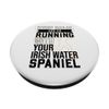 Jogger mit Irish Water Spaniel PopSockets Klebender PopGrip