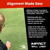 EyeLine Golf Impact Ball Liner - Training Aid Accessories - 3 -Pack Red Alignment Kit Marker Pen by Hank Haney. Align Ball See Putter face Alignment to Target line. Immediate Short putt Improvement