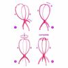 3PCS Wig Display Stand Mannequin Dummy Head Hat Cap Hair Holder Foldable Tools