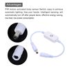 sourcing map Touch Dimmer Switch DC 5-24V Suitable for LED Light Cabinet White