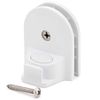 ShowerPart Shower Door Hinge/Bracket/Guide RU4, Plastic, Shower Door Replacement Parts, 1x