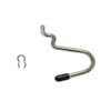 Hikari PBUF41 U-Shaped Hook for Punching Board, Black, 4 Pieces
