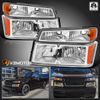 Fits 2004-2012 Chevy Colorado GMC Canyon Clear Headlights+Par