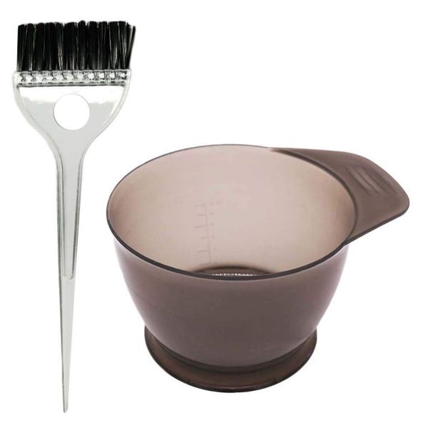 Artibetter 2pcs Hair Coloring Tools Hair Dye Bowl Hair Color Brush Mixing Bowl Kit DIY Hair Colouring Tool Set Hair Color Supplies