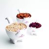 Joie Meow Measuring Cups, Mixed,black and White